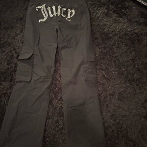 Juicy Couture Black Cargo Jeans